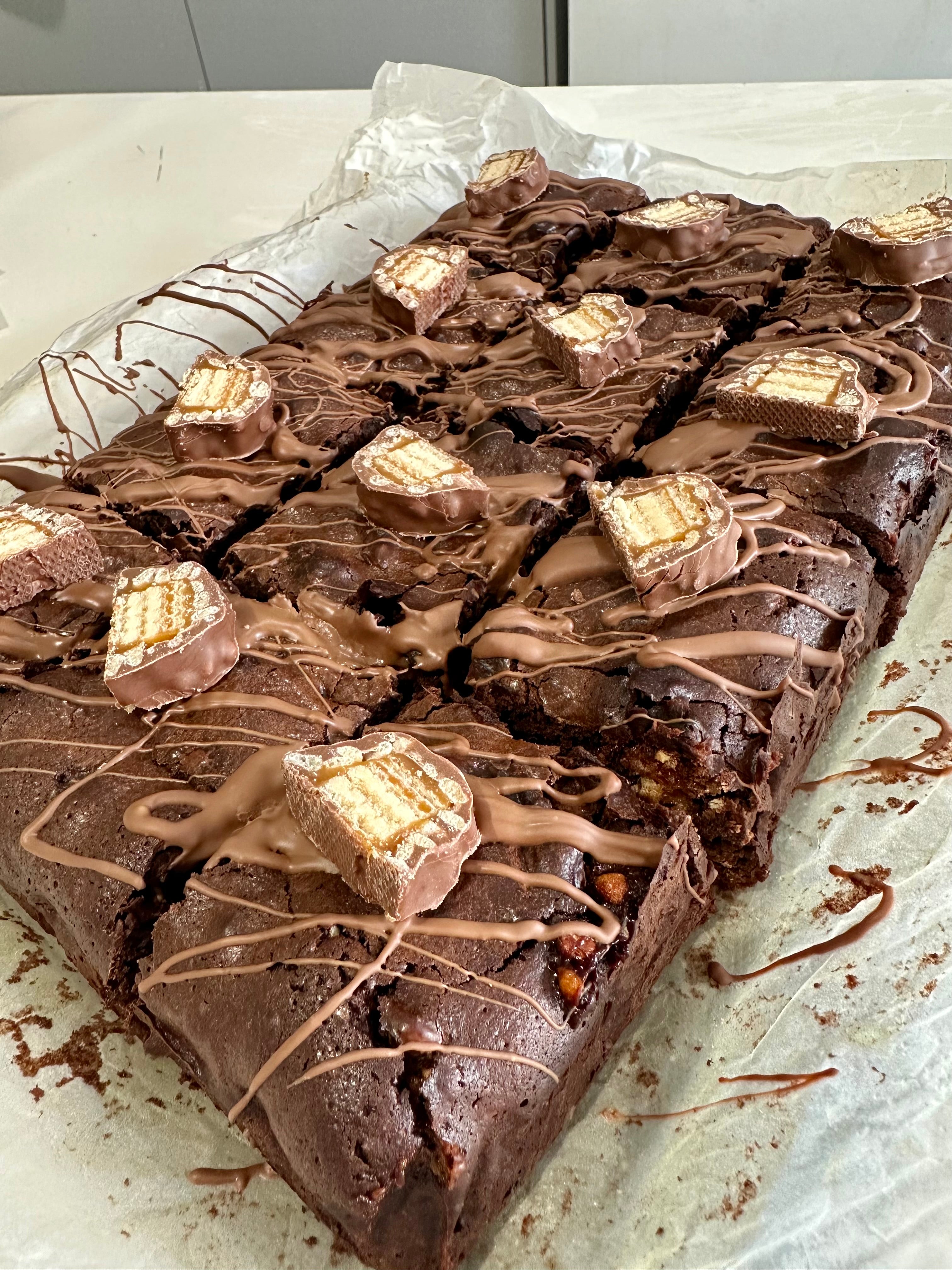 Lion Bar Brownie